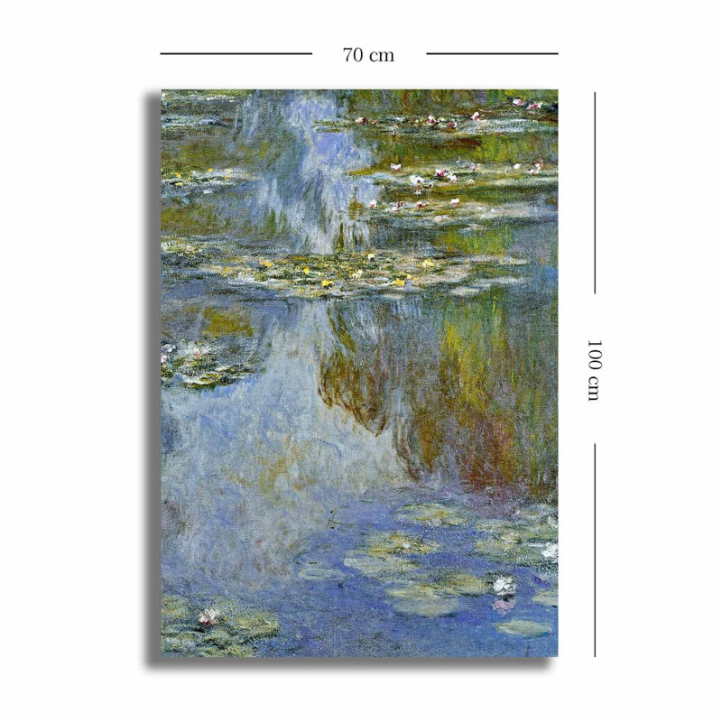 Claude Monet - peinture sur toile tendue