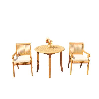 Massenburg Teak Bistro Set