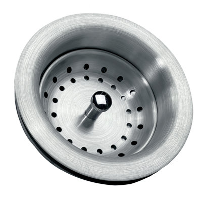 SinkSense Stainless Steel Kitchen Sink Heavy Duty Basket Strainer Drain with Post Style Basket