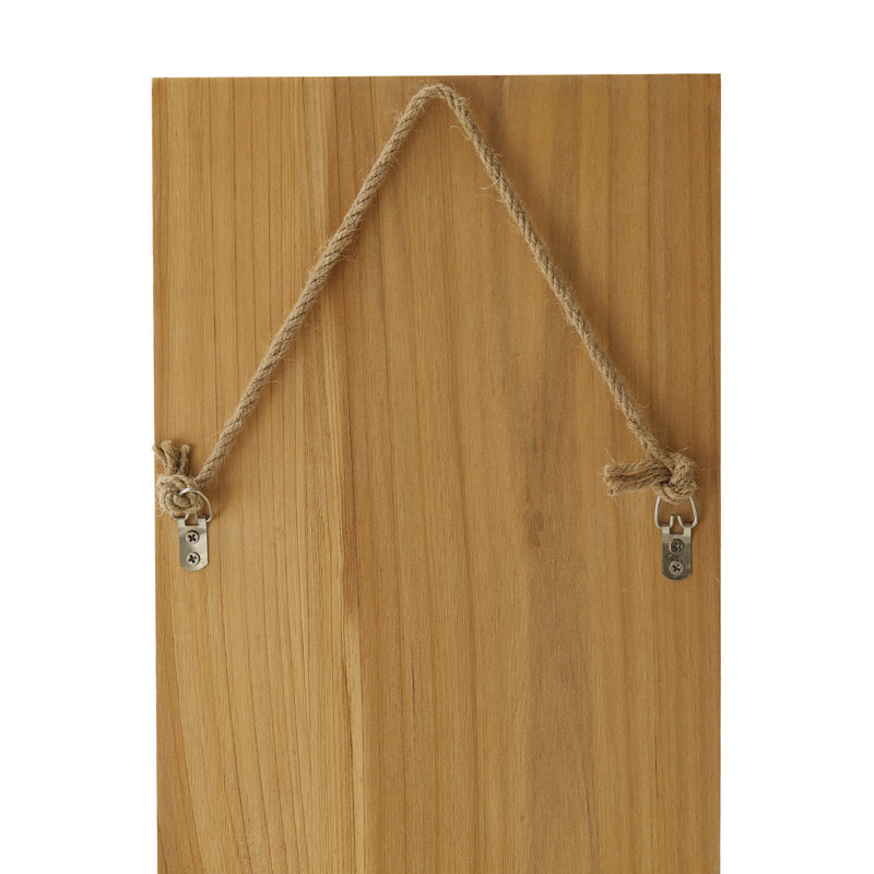 Enseigne de porche en bois massif 42 "H"