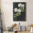 " Dramatic White Flowers II "-1821901949