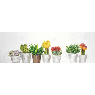 Small Cactus & Succulents Framed Canvas | Botanical Wall Art