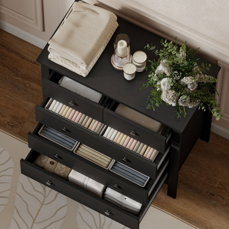 79 cm W Chest of 5 Drawers