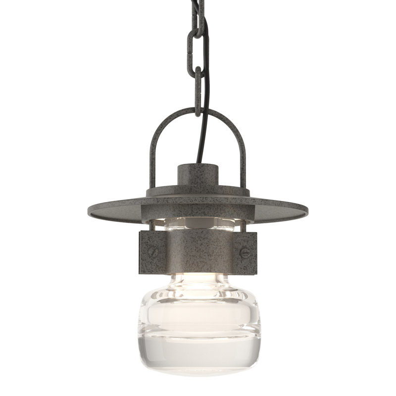 Mason 1 - Light Outdoor Pendant, Natural Iron, 10.6" H x 8.2" W x 8.2" D