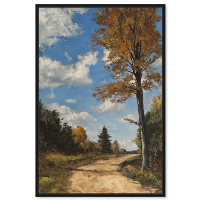 Jungle Walkway, toile rétro paysage par
