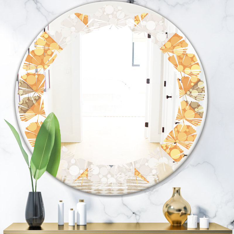 Miroir mural Wave, H 23,6 po x l 23,6 po
