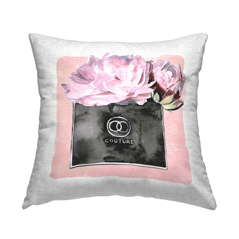 Coussin d'extérieur Stupell Industries Pink Glam Couture