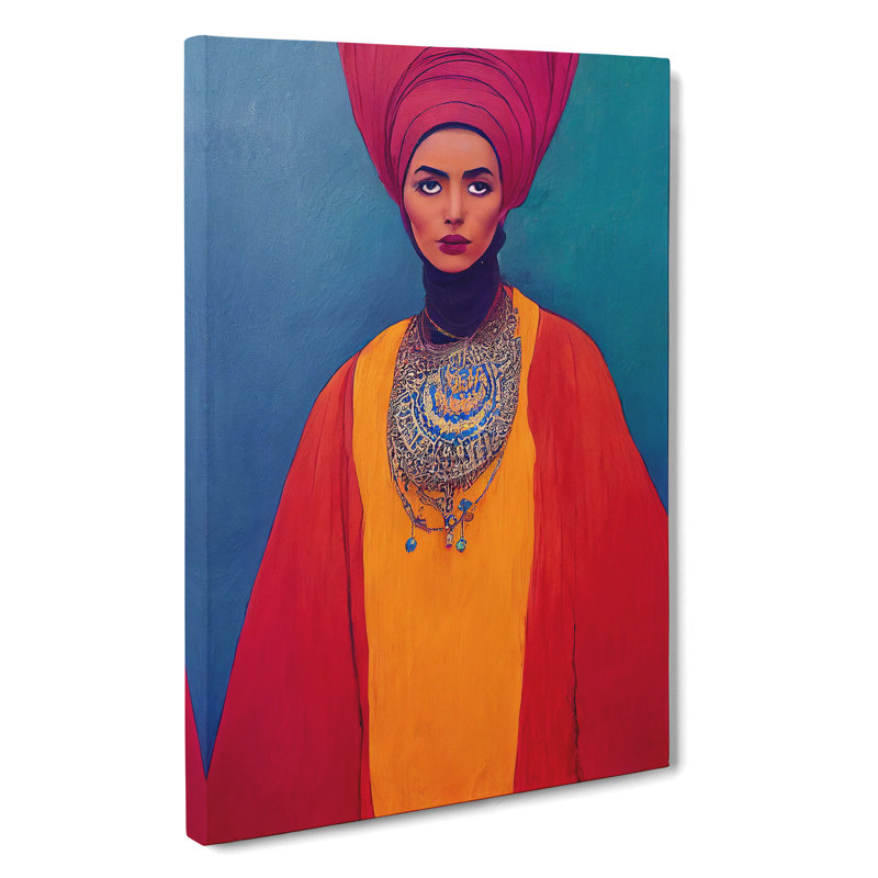Beauty Of A Woman - Print, No Matte, 50cm H x 35cm W x 3cm D, Wrapped Canvas