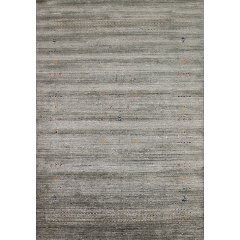 Green Gabbeh Handmade Area Rug 8x10