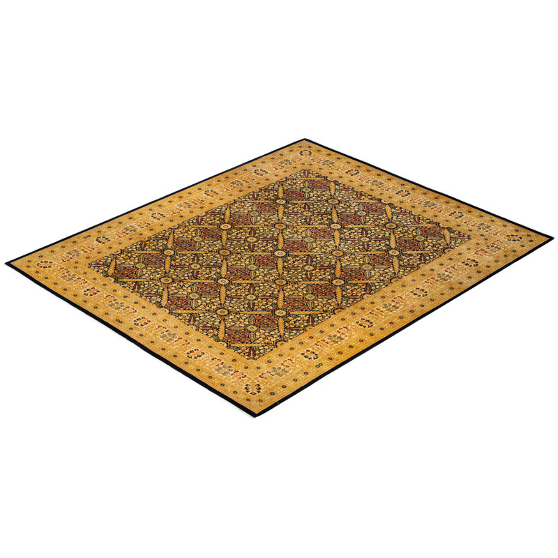 Classic One-of-a-Kind 9' 2" X 11' 1" Hand Knotted Area Rug