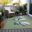 Tapis de Noël bonhomme de neige Xhevrie intérieur / extérieur lavable à la machine-884912948