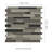 Vixo Grayscale 12 in. x 12 in. Glass Porcelain Blend Interlocking Mosaic Wall Tile-121785748
