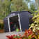 Rowlinson Trentvale 10x12 Metal Apex Shed with Foundation Kit