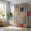 Courtepointe en bois - Rideau de douche Premium-1470285015