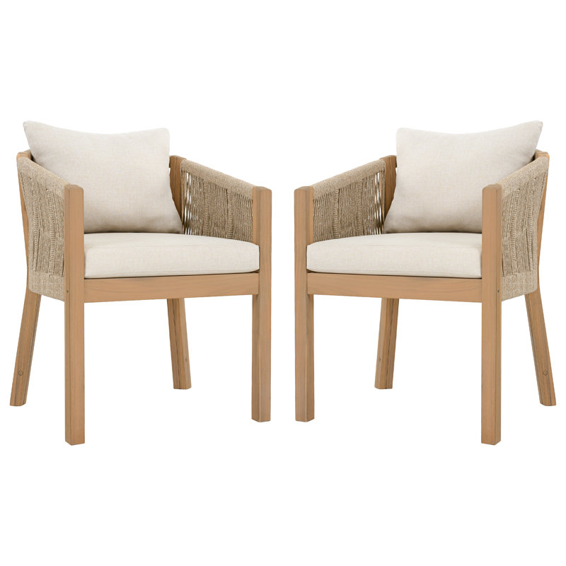 Ensemble de 2 chaises de salle à manger Barnes Niko, Taupe