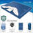 Genesis 9'' Semi-waveless Deep Fill Hard-Side Waterbed Mattress-11291351