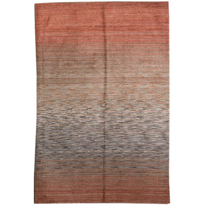 Tapis rouille de haute qualité noué à la main