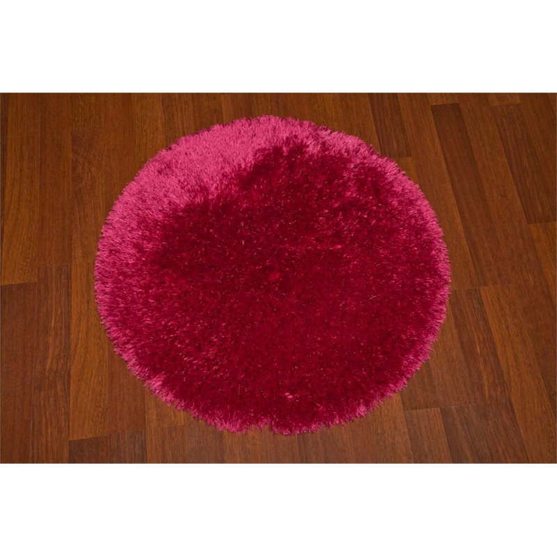 Tapis rond en coton Tulisia, Rond 8 pi 2 po