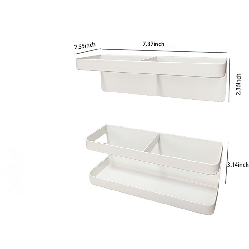 Porfirie Plastic Freestanding Umbrella Stand, White