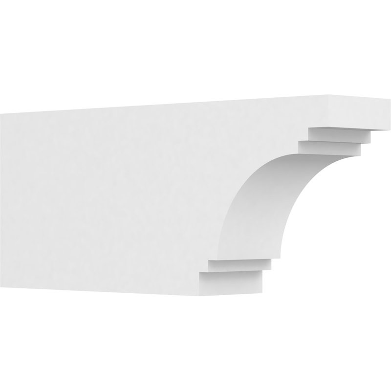 5"W x 10"H x 24"L Standard Pescadero Architectural Grade PVC Rafter Tail, 10"H x 5"W x 24"D