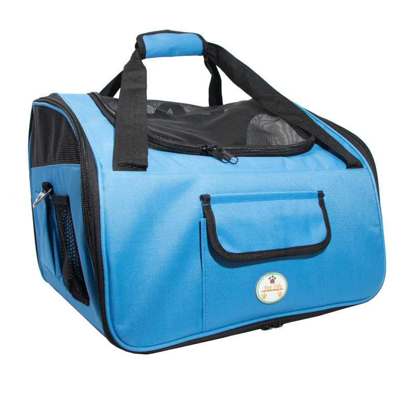 Sac de transport pliable pour animaux de compagnie Pet Life, bleu