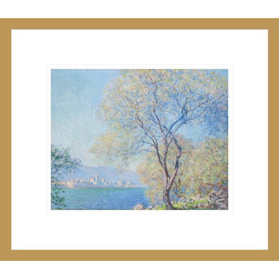 «Antibes Seen from La Salis» par Claude Monet, impression giclée encadrée