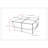 Brody Large Square Coffee Table Pouf in Vegan Faux Leather-64171392