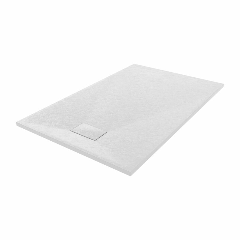 Bozidar W 32mm D Rectangle Shower Tray, 140cm H x 90cm W x 3.2cm D, White