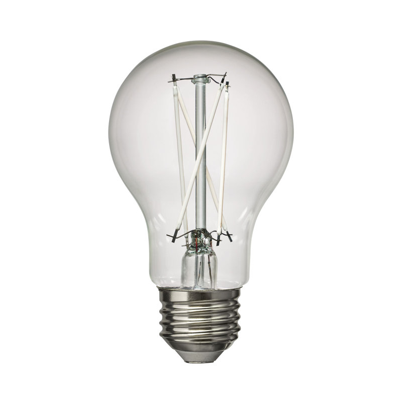 Ampoule à culot moyen E-26 à culot moyen de 7,5 W à 2700 K avec ampoule DEL A19 de Visual Comfort & Co., 3000 Kelvins
