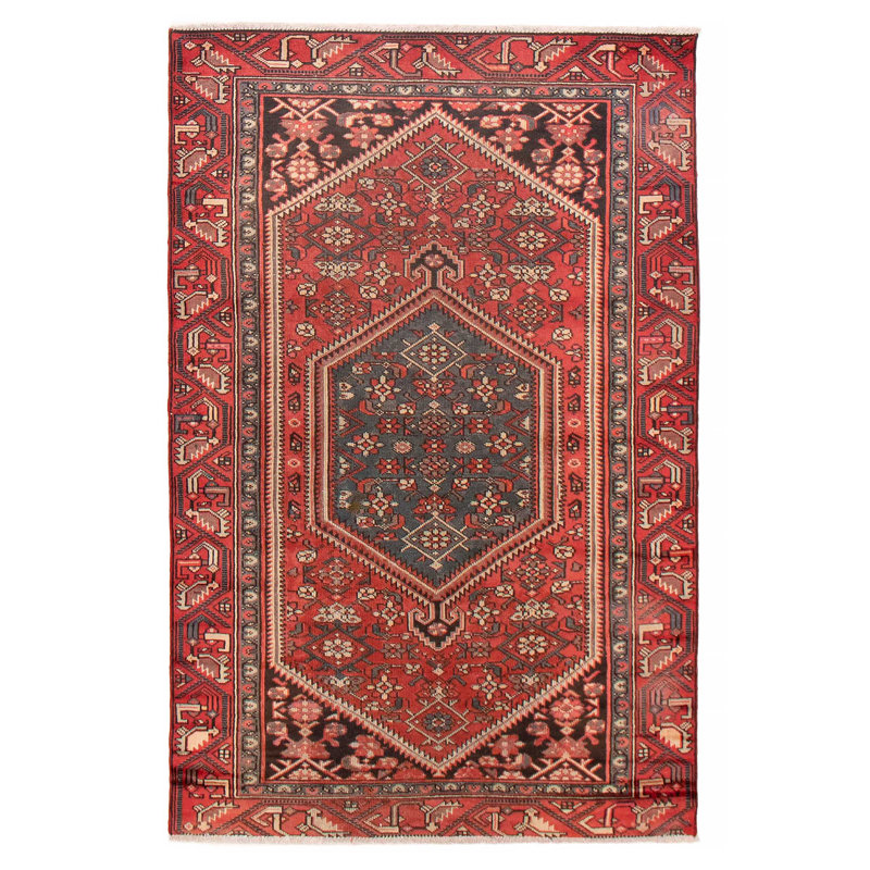 Tapis rouge unique 4 pi 1 po x 6 pi 5 po Anadol