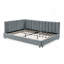 Structure de lit double capitonnée-234192674