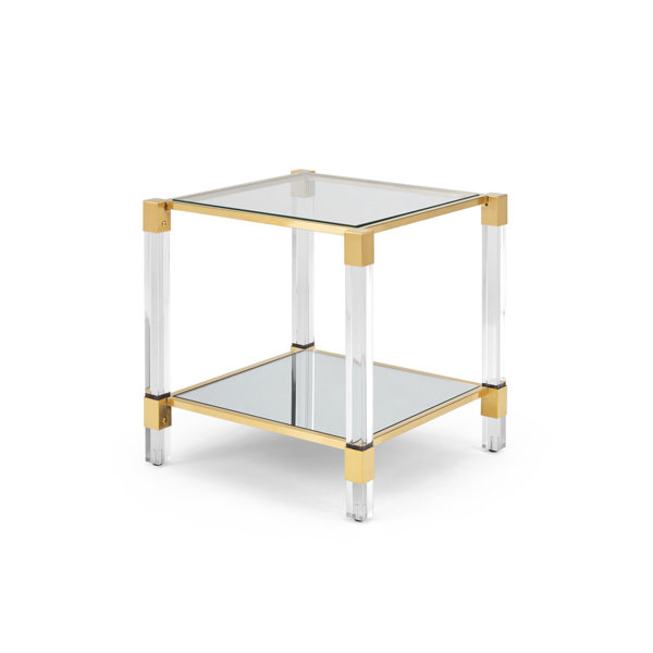 Enzo Decor Glass End Table | Wayfair