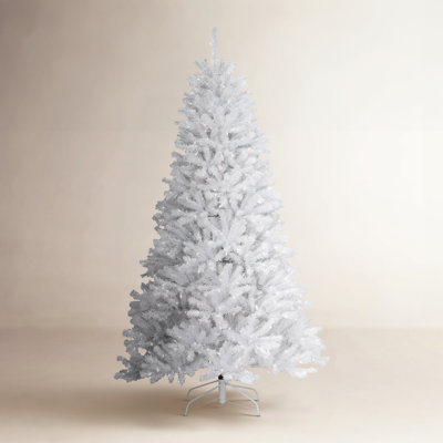 National Tree Company North Valley White Spruce Tree with Clear Lights