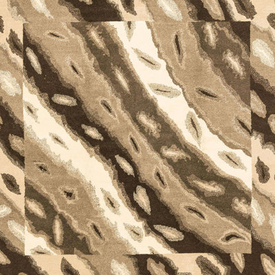 Tapis décoratif multicolore à motif abstrait