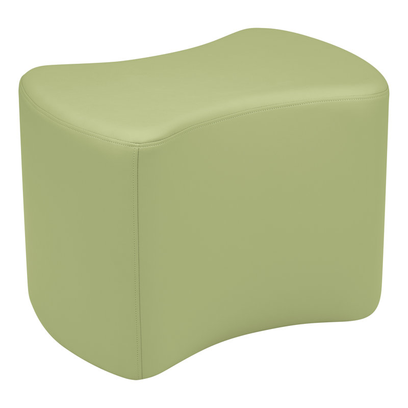 Tabouret à nœuds papillon structuré en savoir plus, Vert fougère