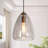 Ahlanni 1 - Light 8.5" W Dome Kitchen Island Pendant Light
