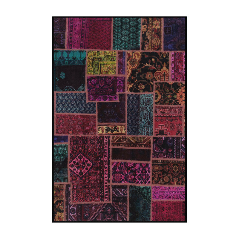 Abstract Indoor Rug, Rectangle 4' x 6'