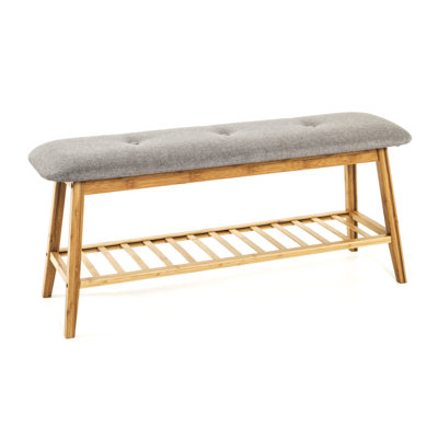 Derrell Polyester Upholstered Bench