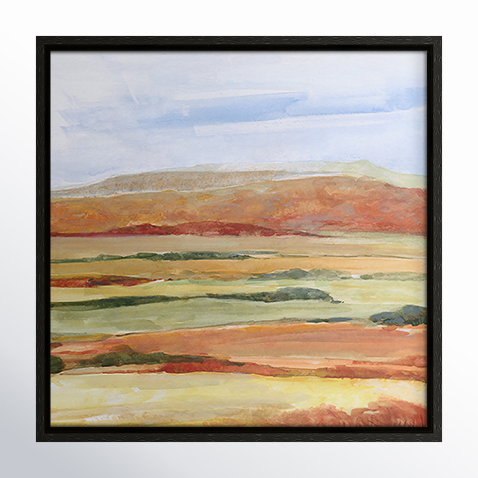 Sedona Magic Print by Sally Swatland, Espresso, 13.5" H x 13.5" W x 2" D