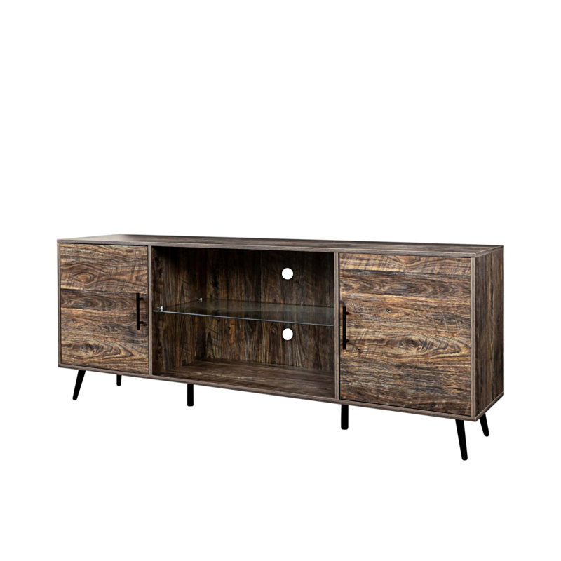 Meuble télé avec meuble télé Mid-Century, Espresso