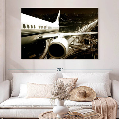 Mehar Airplane At Night