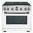 Café™ 36" Brushed Stainless Handle & Knob Set for Pro Range and Rangetop-56126385
