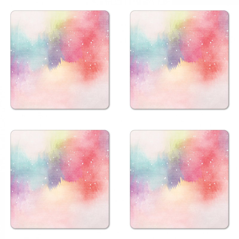 Sous-verre coloré
