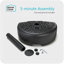  Base de parasol autoportante demi-lune en plastique pour patio