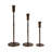 Twisted Taper Holder, Brown-1022557480