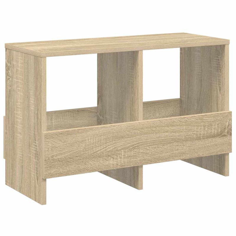 Wood Free Standing Magazine Rack, Beige