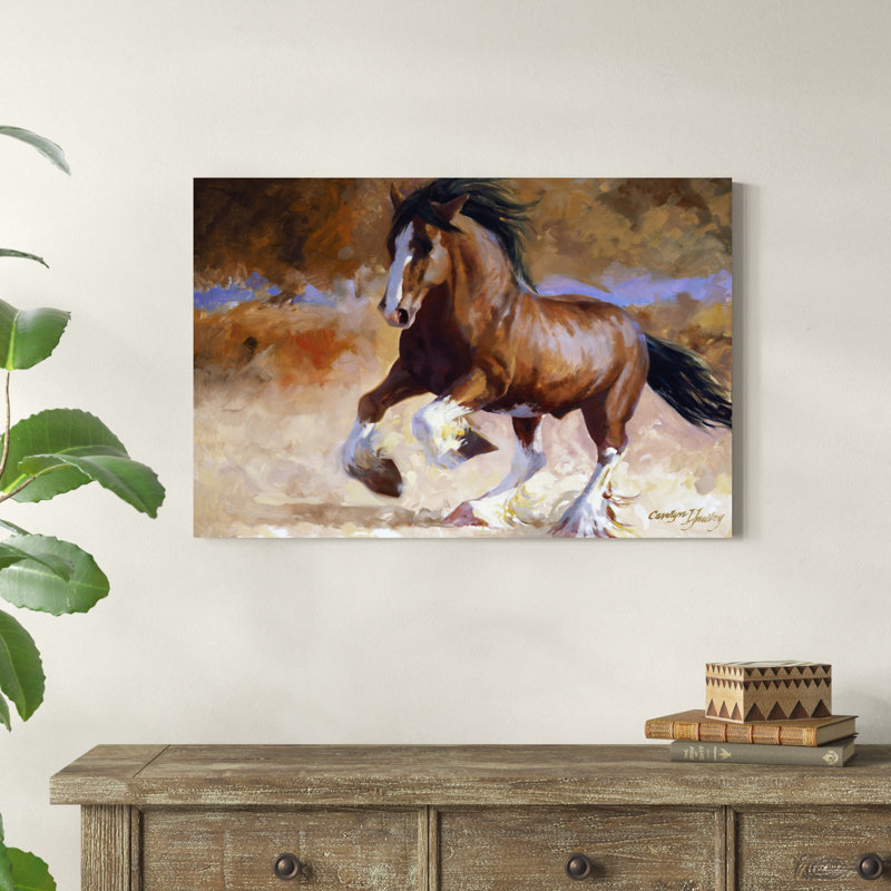 " Rumis Run " Painting Print, 24" H x 36" W x 1.25" D