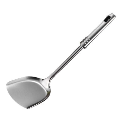 Stainless Steel Kitchen Cooking Utensils Set - 4 Pieces, 410 Grade Stainless Steel, Slotted Spoon, Soup Ladle, Turner Spatula, And Spoon