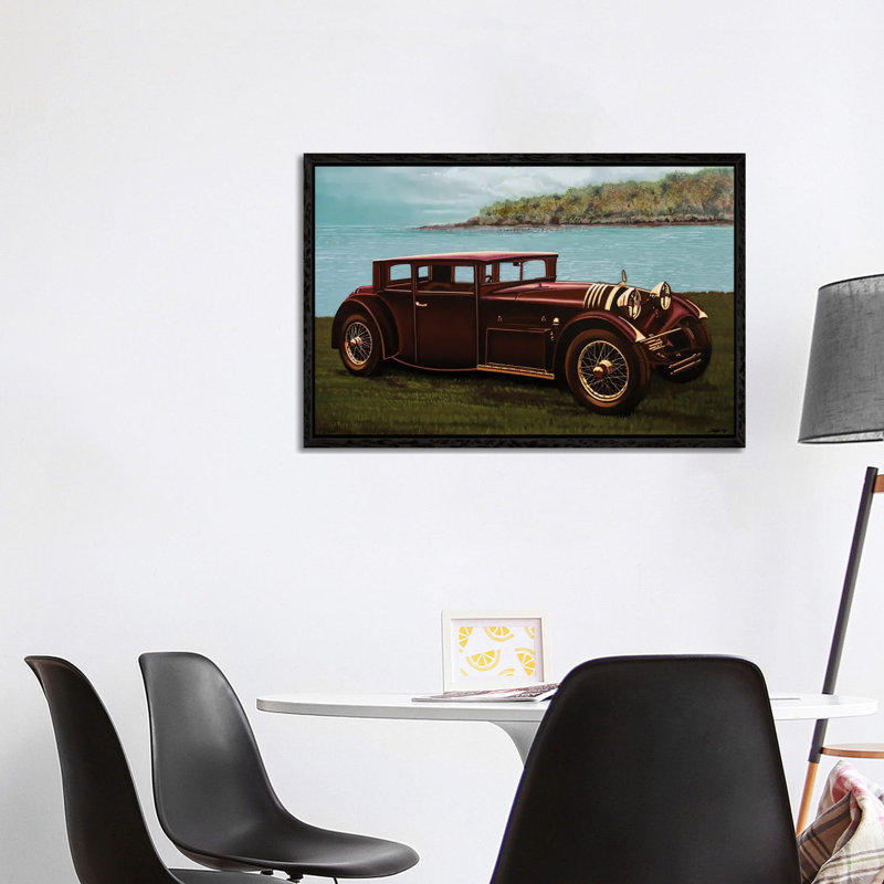 Voisin C20 Mylord Demi-Berline 1931 by Paul Meijering - Floater Frame Gallery-Wrapped Canvas Giclée on Canvas