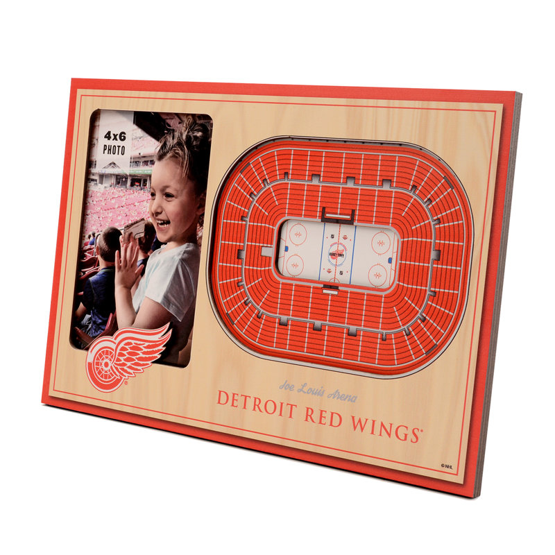 Beveled Picture Frame, Detroit Red Wings